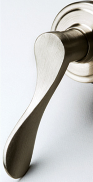 Closeup of door handle.